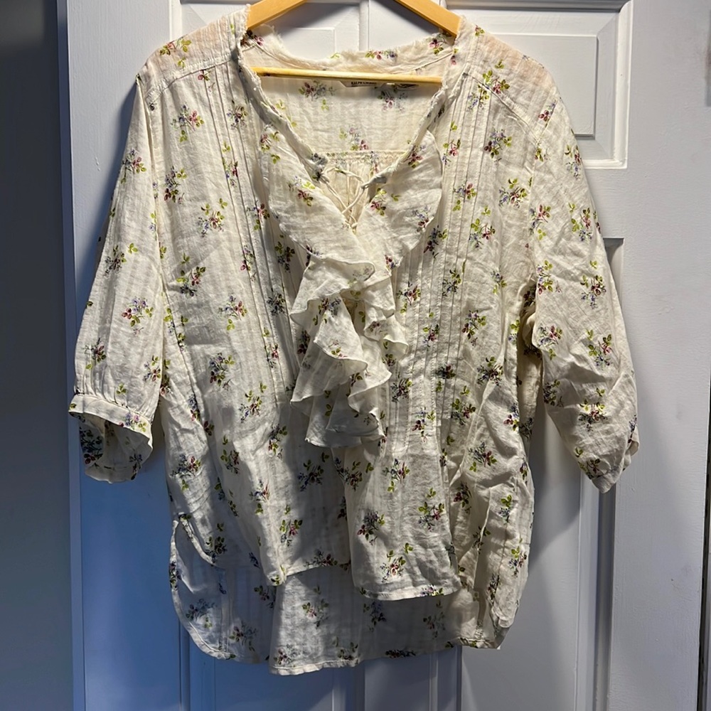 Denim and Supply Ralph Lauren ruffle top
